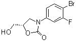 CAS # 1369530-77-7, (5S)-3-(4-Bromo-3-fluorophenyl)-5-(hydroxymethyl)-2-oxazolidinone