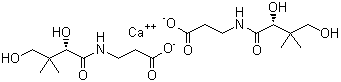 structure of CAS# 137-08-6, Calcium pantothenate
