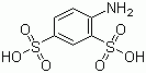 苯胺-2,4-二磺酸分子结构 (CAS 137-51-9)