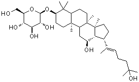 CAS # 1370264-16-6, Ginsenoside Rh10, (3beta,12beta,20E)-12,25-Dihydroxydammar-20(22)-en-3-yl beta-D-glucopyranoside