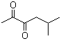 structure of CAS# 13706-86-0, 5-Methyl-2,3-hexanedione