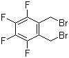 1,2-Bis(bromomethyl)-3,4,5,6-tetrafluorobenzene molecular structure (CAS 13719-82-9)