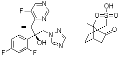 CAS # 137234-71-0, Voriconazole camphor sulfonate