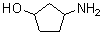 structure of CAS# 13725-38-7, 3-Aminocyclopentanol