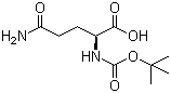 Boc-L-Glutamine molecular structure (CAS 13726-85-7)