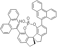 structure of CAS# 1372719-93-1, (11aR)-10,11,12,13-Tetrahydro-5-hydroxy-3,7-di-9-phenanthrenyl-diindeno[7,1-de:1',7'-fg][1,3,2]dioxaphosphocin-5-oxide