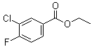 structure of CAS# 137521-81-4, 3-Chloro-4-fluorobenzoic acid ethyl ester