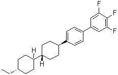 structure of CAS# 137529-40-9, 4'-[(反式,反式)-4'-乙基[1,1'-联环己烷]-4-基]-3,4,5-三氟-1,1'-联苯