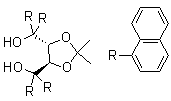 structure of CAS# 137536-94-8, (4R,5R)-2,2-Dimethyl-alpha,alpha,alpha',alpha'-tetra-1-naphthalenyl-1,3-dioxolane-4,5-dimethanol