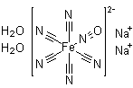 硝普钠二水合物分子结构 (CAS 13755-38-9)