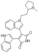 structure of CAS# 137592-45-1, Bisindolylmaleimide II