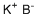 Potassium borohydride molecular structure (CAS 13762-51-1)