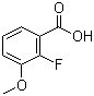 structure of CAS# 137654-20-7, 2-Fluoro-3-methoxybenzoic acid