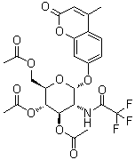 CAS 登录号：137686-92-1, 4-甲基-7-[[3,4,6-三-O-乙酰基-2-脱氧-2-[(三氟乙酰基)氨基]-alpha-D-吡喃葡萄糖基]氧基]-2H-1-苯并吡喃-2-酮