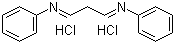 structure of CAS# 137692-98-9, Malonaldehyde bis(phenylimine) dihydrochloride