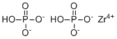 structure of CAS# 13772-29-7, Zirconium hydrogen phosphate