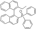 structure of CAS# 137769-29-0, (S)-(-)-2-(Diphenylphosphoryl)-2'-ethyl-1,1'-binaphthyl