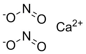 Calcium nitrite molecular structure (CAS 13780-06-8)