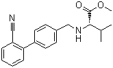 structure of CAS# 137863-89-9, N-[(2'-Cyano-(1,1'-biphenyl)-4-yl)methyl)]valine methyl ester