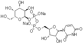 structure of CAS# 137868-52-1, UDP-galactose disodium salt
