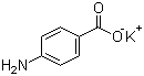 对氨基苯甲酸钾分子结构 (CAS 138-84-1)