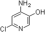 4-氨基-6-氯-3-吡啶醇分子结构 (CAS 138084-65-8)