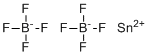 Tin(II) tetrafluoroborate molecular structure (CAS 13814-97-6)