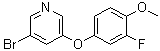 CAS # 1383133-01-4, 3-Bromo-5-(3-fluoro-4-methoxyphenoxy)pyridine