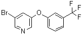 CAS # 1383133-61-6, 3-Bromo-5-[3-(trifluoromethyl)phenoxy]pyridine