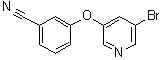 CAS 登录号：1383133-91-2, 3-[(5-溴-3-吡啶基)氧基]苯甲腈