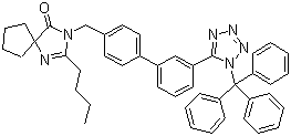 structure of CAS# 138402-10-5, 三苯甲基厄贝沙坦