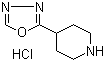 CAS 登录号：1384079-20-2, 4-(1,3,4-恶二唑-2-基)哌啶盐酸盐