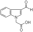 structure of CAS# 138423-98-0, N-乙酸-3-吲哚甲醛
