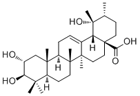 Tormentic acid molecular structure (CAS 13850-16-3)