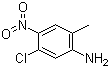 structure of CAS# 13852-51-2, 5-Chloro-2-methyl-4-nitroaniline