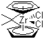 structure of CAS# 138533-79-6, Isopropylidenebis(cyclopentadienyl)zirconium dichloride