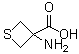 structure of CAS# 138650-26-7, 3-氨基-3-噻丁环羧酸