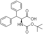 structure of CAS# 138662-63-2, (S)-N-Boc-2-amino-3,3-diphenylpropionic acid