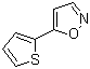 structure of CAS# 138716-44-6, 5-(2-Thienyl)isoxasole