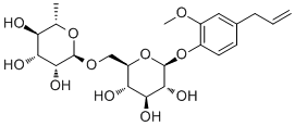 CAS 登录号：138772-01-7, 丁香酚芸香糖苷