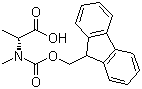 structure of CAS# 138774-92-2, N-芴甲氧羰酰基-N-甲基-D-丙氨酸