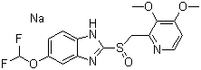 structure of CAS# 138786-67-1, Pantoprazole sodium