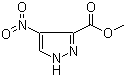 structure of CAS# 138786-86-4, Methyl 4-nitro-1H-pyrazole-3-carboxylate