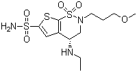 structure of CAS# 138890-62-7, 布林佐胺