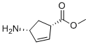 structure of CAS# 138923-03-2, (1S,4R)-methyl 4-aminocyclopent-2-enecarboxylate