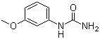 structure of CAS# 139-77-5, 1-(3-甲氧基苯基)脲