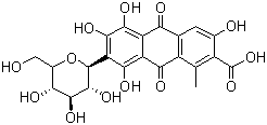 structure of CAS# 1390-65-4, Carmine