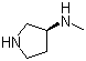 (S)-N-Methylpyrrolidin-3-amine molecular structure (CAS 139015-32-0)