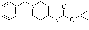 CAS 登录号：139062-92-3, [1-苄基哌啶-4-基]-N-(甲基)氨基甲酸叔丁酯