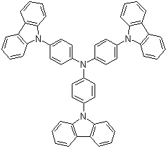 structure of CAS# 139092-78-7, 4,4',4''-Tris(carbazol-9-yl)-triphenylamine